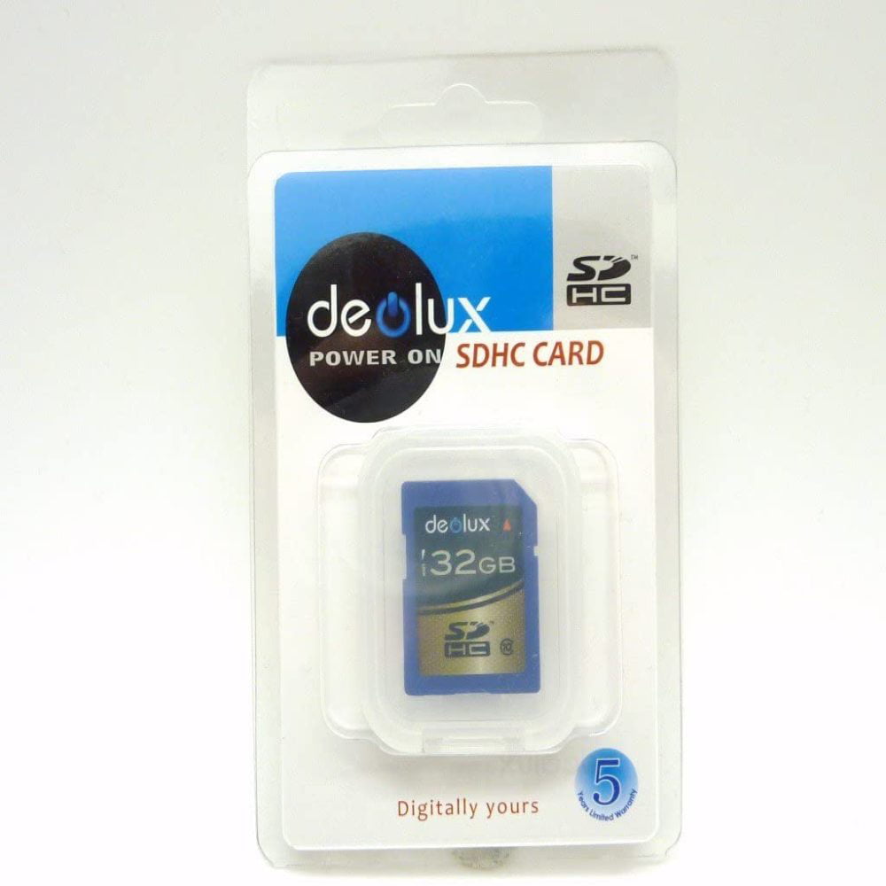 NEW DEOLUX 32GB SD SDHC Class 10 MEMORY CARD 