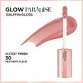 thumbnail image 3 of L'Oreal Paris Glow Paradise Lip Balm-in-Gloss with Pomegranate Extract, Feathery Fleur, 0.23 fl. oz., 3 of 10
