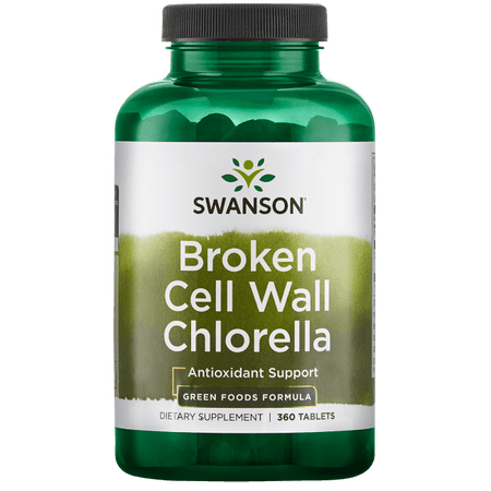 Leaf 1000 Mg 500 Tabs - Swanson Broken Cell Wall Chlorella 500 mg 360 Tabs
