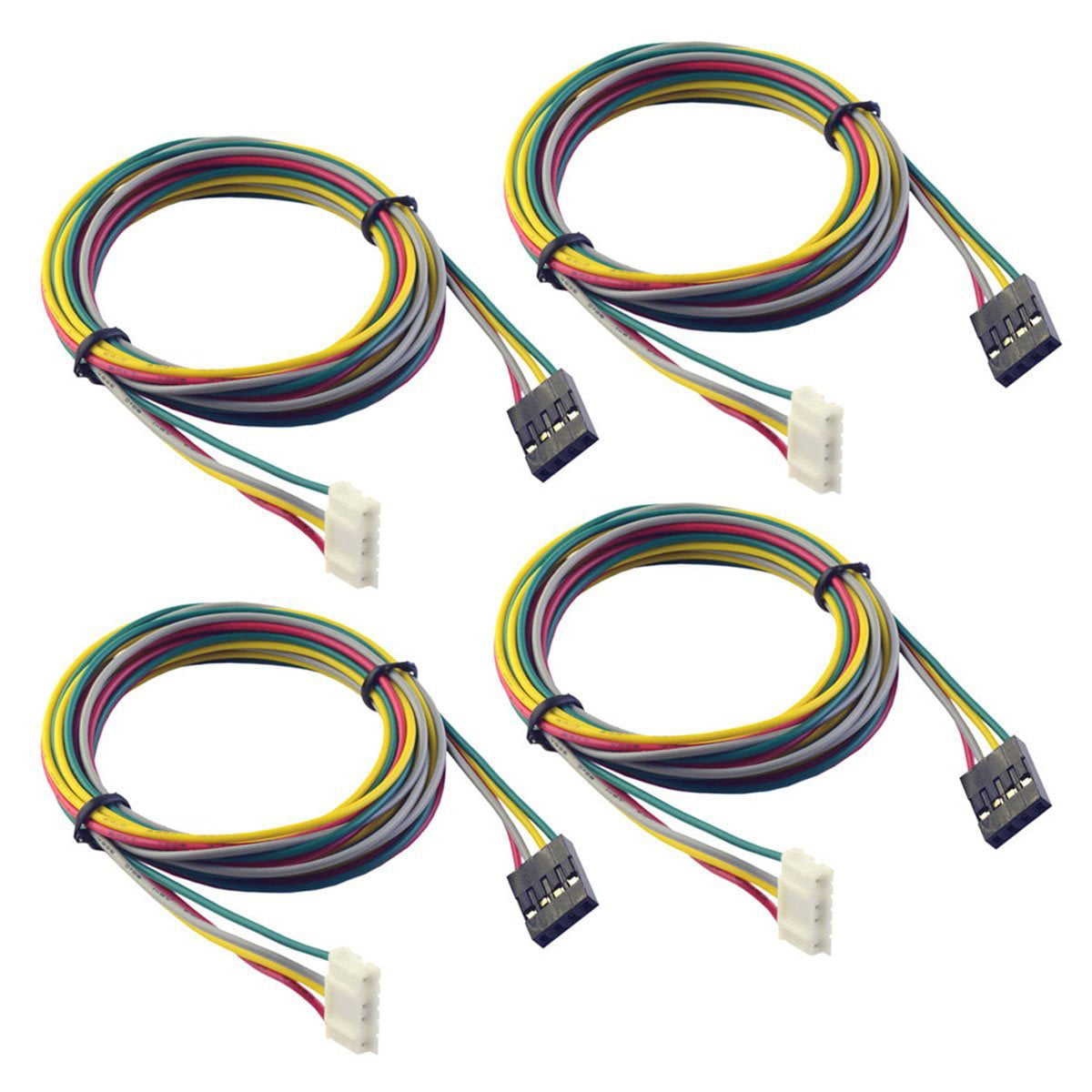 4Pcs 4-wire Stepper Motor Cable for Nema17 to Control Board 4 Pin to 6 Pin 