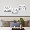 thumbnail image 3 of Hieng Purple and Grey Wall Art Lavender Butterfly Pictures Canvas Paintings Live Love Laugh Wall Decor for Modern Farmhouse(only canvas), 3 of 6