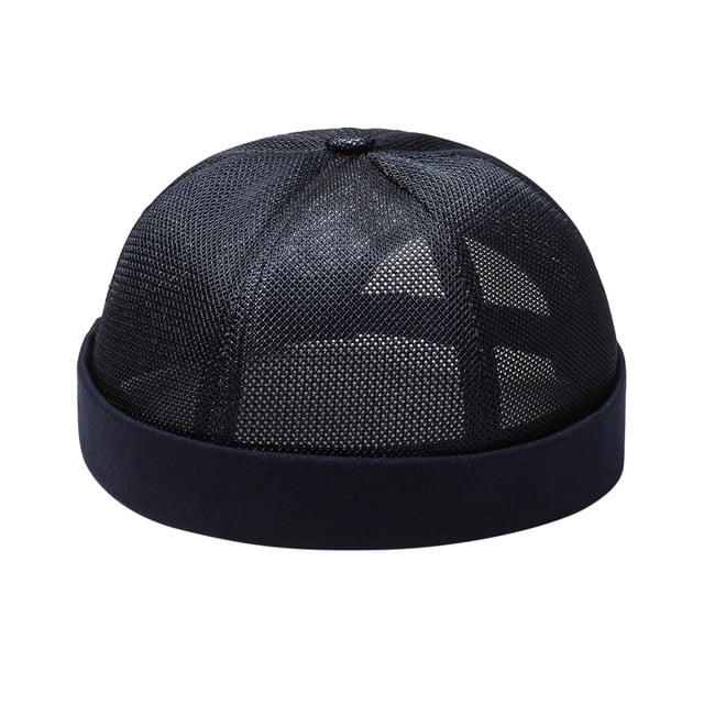 WZXFASHION Men Solid Cap Mesh Quick Drying Adjustable Breathable Sport Outdoor Hip Hop Cap Clothing Shoes & Accessories Navy One Size