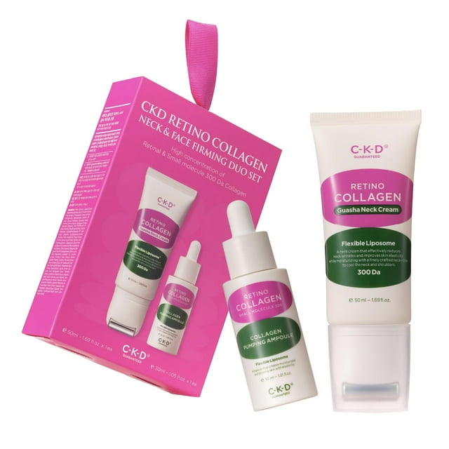 Crema y sérum Skincare Duo Set CKD Retino con colágeno para cuello