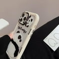 thumbnail image 4 of Cute Panda Back Silhouette Letters Clear Soft  for iPhone Case (White,iPhone 12), 4 of 6