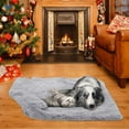 thumbnail image 6 of Deago Dog Blanket, Pet Puppy Blanket Fluffy Fleece Throw Blanket Kitten Mat Pad Bed Cover Washable for Dogs, Cats, Animals (Gray, S), 6 of 9
