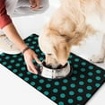 thumbnail image 2 of Pet Feeding Mat with Classic Polka Dot Print, Durable Waterproof Dog Food Mat, Absorbent, Non-Slip, Quick Dry, Washable Mat Featuring Vintage Polka and Retro Dots, 2 of 7