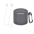 thumbnail image 2 of CNKOO Bluetooth Earphone Silicone Case Protective Cover Storage Shell Protector with Carabiner Lanyard for Edifier LolliPods, 2 of 8