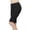 Black, variant on Staron Women's High Waist Leggings Briefs Casual Lace Shorts Solid Color Stretchy Elastic Waist Control, White 2XL