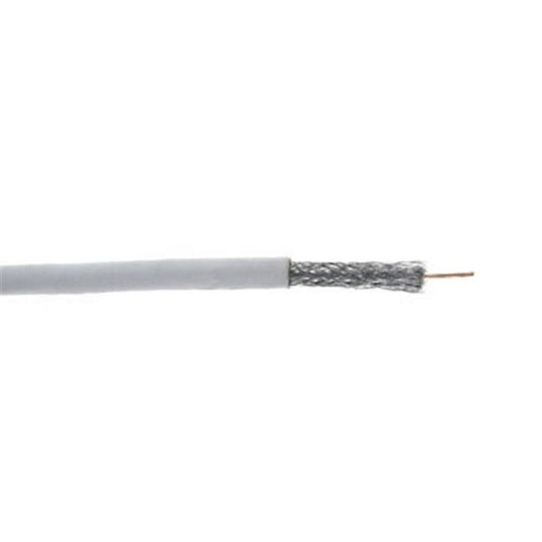 Stucured Cable Products RG6-U-CCS-WT Câbles Coaxiaux 1000 Ft. Double Blindage - 3.0 GHz&44; Blanc