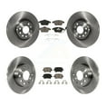 thumbnail image 1 of CMX Front Rear Disc Brake Rotors and Ceramic Pads Kit for Car Volkswagen Rabbit Audi A3 Quattro K8C-101114, 1 of 11