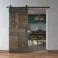 thumbnail image 2 of Coast Sequoia Inc Coast Sequoia 24in./30in./36in. x 84in. S Series Pine Wood Sliding Barn Door Without Hardware Kit Aged Barrel, 2 of 5