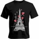 thumbnail image 1 of Camisetas casuales de manga corta con estampado de amor para hombre, camisetas gráficas para el Día de San Valentín, 1 of 8