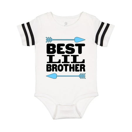 

Inktastic Best Lil Brother Gift Baby Boy Bodysuit