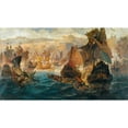 thumbnail image 3 of Vasilios Chatzis 14x10 Black Modern Framed Museum Art Print Titled - The Crusader Invasion of Constantinople, 3 of 5