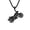 Black No Chain, variant on Men's Stainless Steel Motorcycle Pendant Necklace Vintage Biker Style Chain for Men Punk Rock Statement Jewelry Silver No Chain