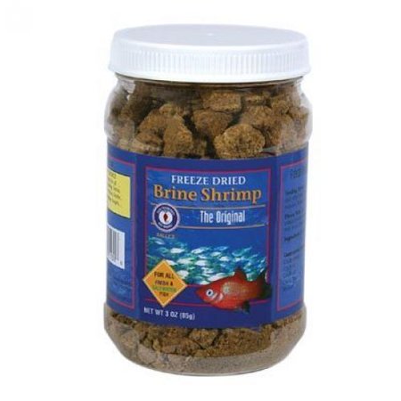 Feeding Brine Shrimp - San Francisco Bay Brand ASF71109 Freeze Dried Brine Shrimp for Fresh and Saltwater Fish, 20gm