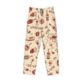 thumbnail image 4 of Haiem Red Wine Men's Pajama Pants Ultra Lightweight Pjs Bottoms Sleepwear Bottom Pants with Pocket Drawstring-X-Large, 4 of 9