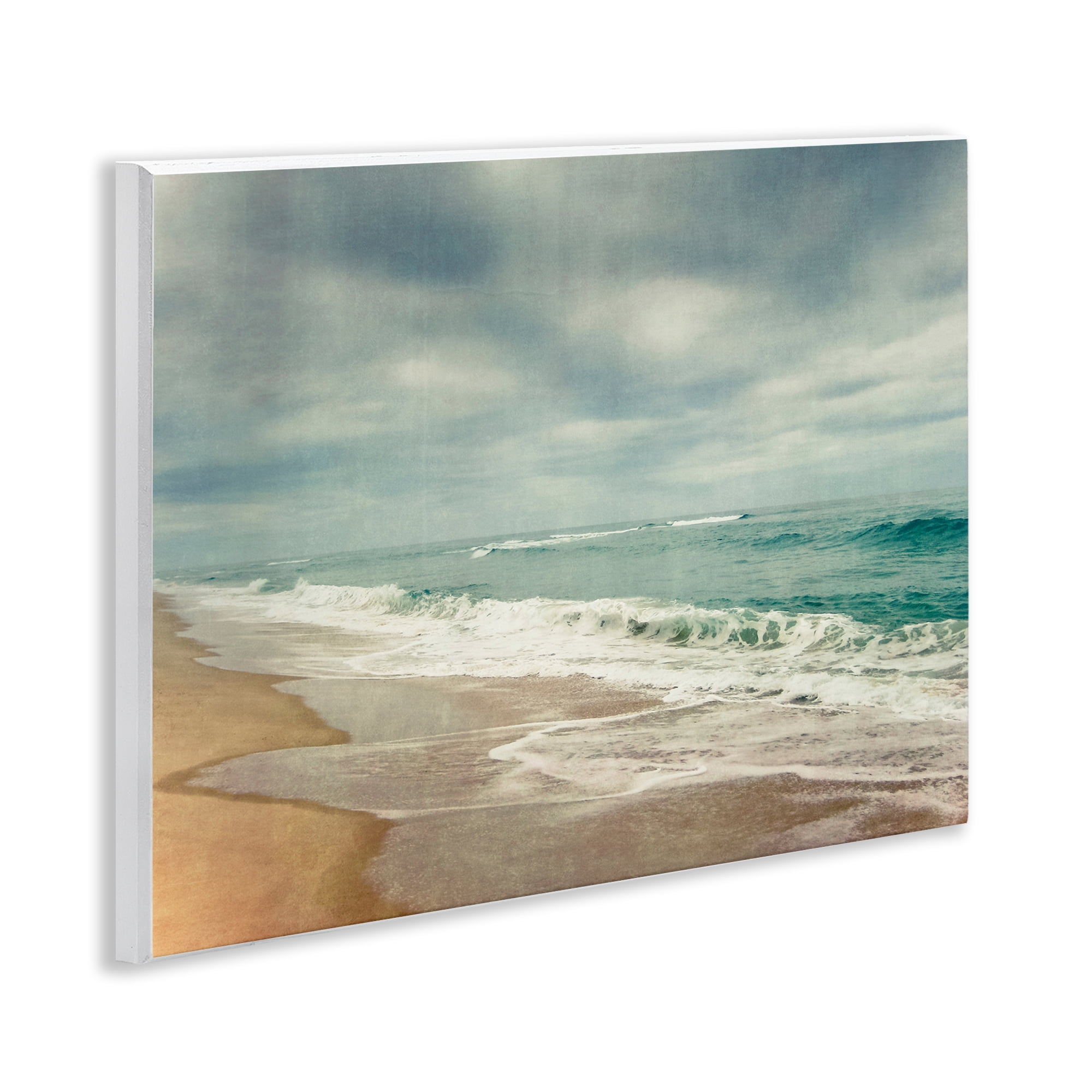 Stupell Industries Tranquil Waves Along Sandy Coast Wall Plaque Art, design by Dirk Wüstenhagen