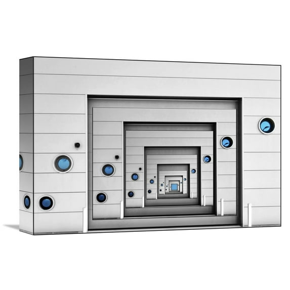 Global Gallery Henk Van Maastricht,'Blue Desire' Stretched Canvas Artwork