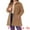 Camel, variant on Women's Plus Size Button Down Single Breasted Peacoat Long Coat 3X Burgundy