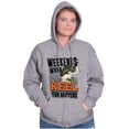 thumbnail image 3 of Fishing Weekend When Reel Fun Happens Zip Up Hoodie Men's Women's Brisco Brands S, 3 of 6