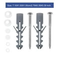 thumbnail image 2 of OUNONA  Toilet Fixing Bolts Compact Design Seat Accessories, 2 of 8