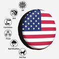 thumbnail image 2 of Flag of Italy Pattern Print Spare Tire Cover Wheel Protector Waterproof Dustproof Uv Resistant for Jeep Camping Travel Trailer Rv SUV and Many Vehicle Compatible Universal 15 Inch, 2 of 7