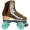 Mint Wheels, variant on Atom Quad Outdoor Roller Skates - Evo Nylon Women's Outdoor Package (Gunmetal)