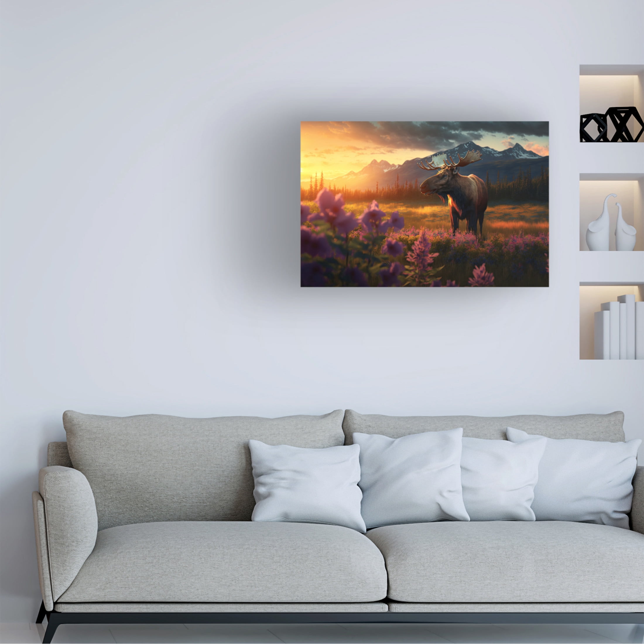 Canvas Wall Art - Ray Heere 'North American Wildlife 8' Wall Art for Living Room, Bedroom, or Office Décor by Trademark Fine Art - 19 x 12 Inches
