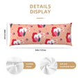 thumbnail image 2 of KLL Ultra Soft Microfiber Body Pillow Cover/Pillowcases 20"x54" with Hidden Zipper Closure-Bunny And Strawberry, 2 of 5