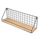 thumbnail image 5 of Yuarrent Estante de pared sin agujeros Estante de almacenamiento retro Estantes flotantes montados en la pared Estante de metal rústico Almacenamiento y organización del hogar Numero 3 Yuarrent HA025229-03, 5 of 6