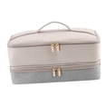 thumbnail image 4 of Estuche de transporte para secador de pelo, organizador de herramientas para el cabello de doble capa, bolsa de viaje para rizador, alisador, cepillo, 4 of 8