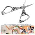 thumbnail image 3 of DIY Sewing Scissors Embroidery Vintage Classical Needle Art Work Craft CollectionGray Silver, 3 of 4