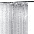 thumbnail image 2 of AUQ 70" x 72" Clear Transparent Stone Pebble PVC Shower Curtain Liner Waterproof, 2 of 7