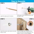 thumbnail image 7 of LotFancy Key Holder, Mail Organizer Wall Mount, Wooden Mail Sorter for Entryway, Hallway, 7 of 7