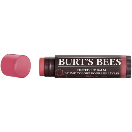 Burt's Bees 100% naturel teinté Baume à lèvres, Hibiscus, 1 Tube