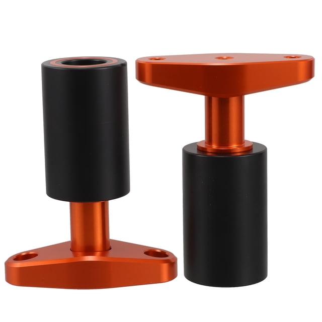 Phenofice 2Pcs Sleek Aluminum Motorcycle Frame Slider Protection 4.95X3.93X1.89in