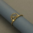 thumbnail image 4 of Sloth Ring Stainless Steel Jewelry Handmade Women Gift, 4 of 5