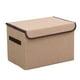 thumbnail image 2 of Organizadores y almacenamiento para armarios, Organización y almacenamiento, Cubos de almacenamiento grandes, Caja de almacenamiento plegable con tapa, Cesta organizadora de almacenamiento con asas re, 2 of 8