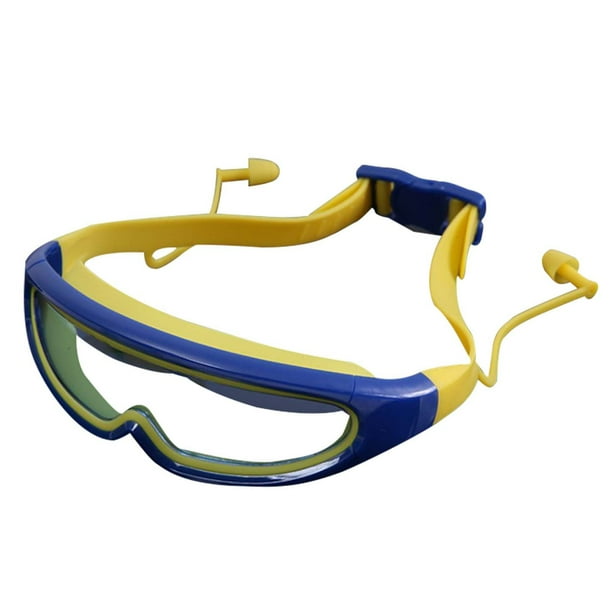 Xihbxyly Gafas de Natación Antivaho, Tapones para Los Oídos de Una Pieza, Lentes de Visión Amplia, Protección Uv Avanzada, Diseño Suave y Cómodo, Visión Subacuática Nítida, Uso En Exteriores E Interi