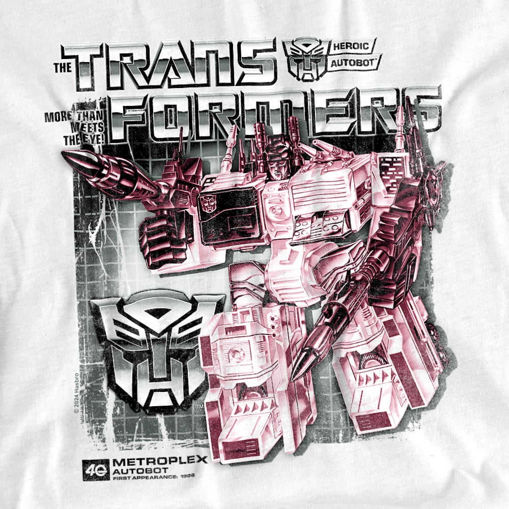 Transformers 40Th Anniversary T-Shirt Metroplex Box Unisex Graphic Tee for Men & Women