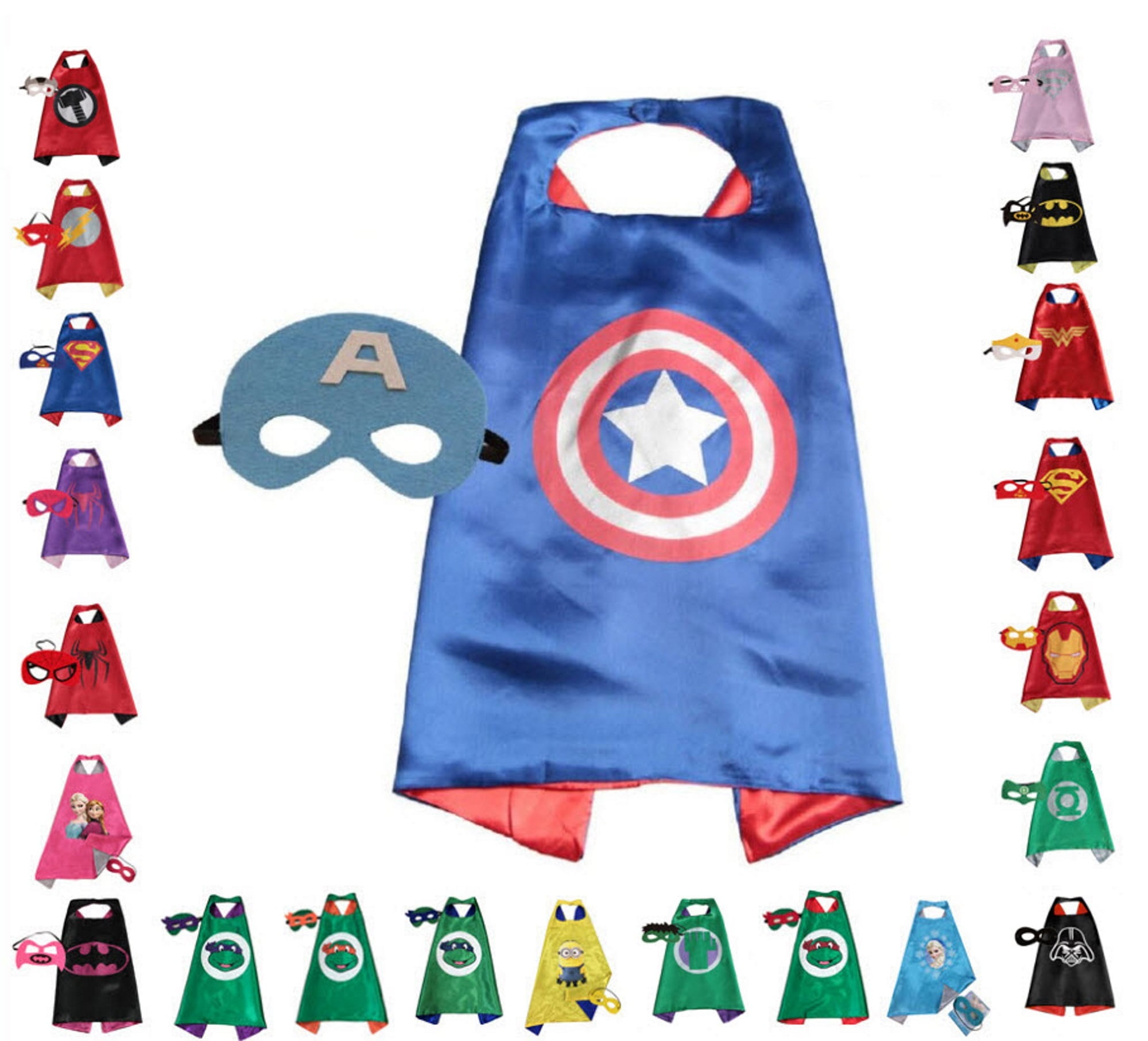 children super hero cape and mask for boys costume for kids superhero christmas play