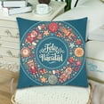 thumbnail image 2 of MKHERT Merry Christmas Throw Pillowcase Pillow Cover Cushion Couver 18x18 inch, Set of 2, 2 of 2