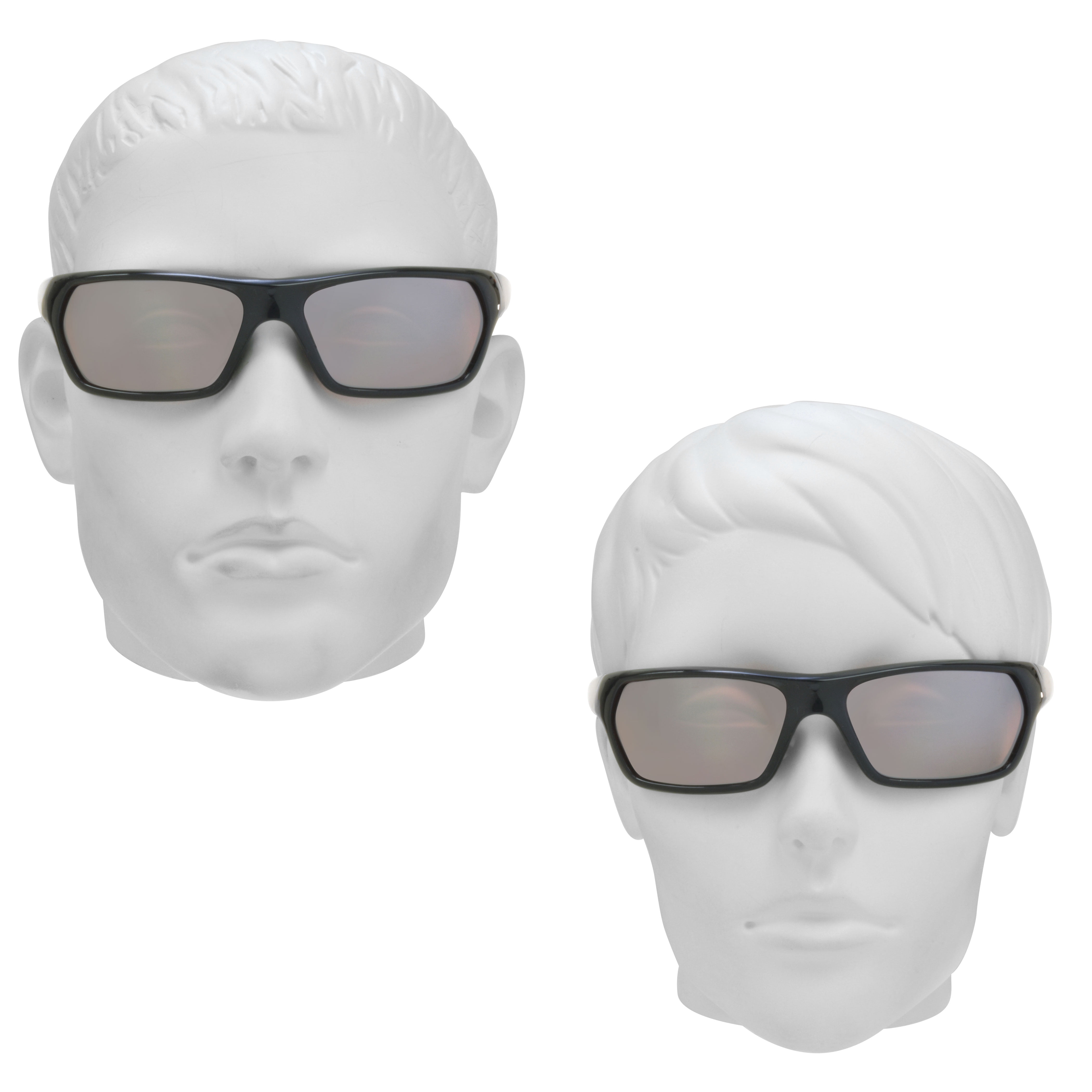 proSPORT Hd Blue Light Blocking Sunglass Men Women High Definition Amber Lens Glossy Black Frame