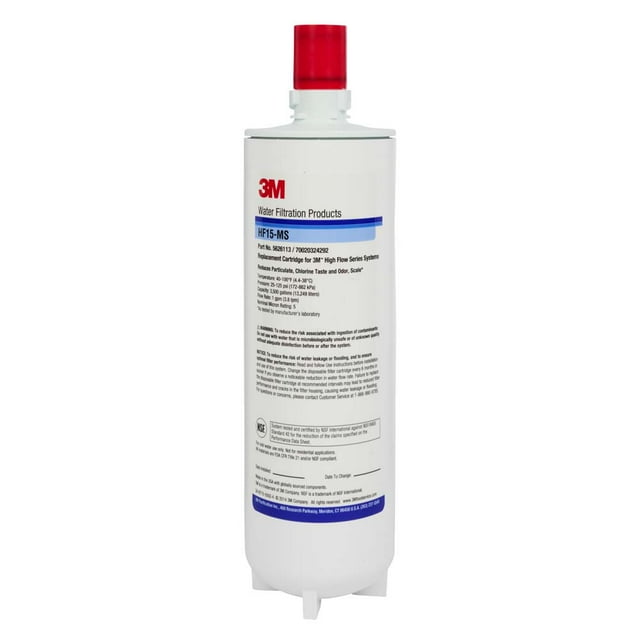 3M Cuno HF15-MS HF15 MS Cartouche de Remplacement pour Système BREW115MS, 5 Microns