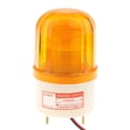 thumbnail image 3 of DC 12V 2W Luz de advertencia estroboscópica Zona de trabajo Tráfico Lámpara de estroboscópica 102x163mm (D x H) Amarillo Macarena Luz de la lámpara de señal de alarma, 3 of 8