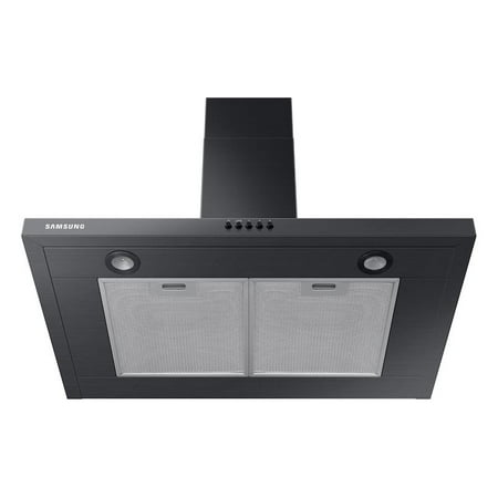 Samsung - 30" Convertible Range Hood - Black Stainless Steel