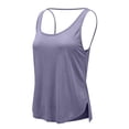 thumbnail image 7 of CUSTG Women Camis Sleeveless Casual Fashion Solid Color Backless Workout Yoga Tank Tops Outdoor Activewear O-Neck Leisure Ladies Summer Shirts, 7 of 7