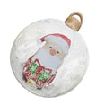 thumbnail image 2 of Bola de NaviDad Congelado Con Liderado de 23,6 Pulgadas Con Control Remoto, Decretación Para Exteriores, Luz Gigante de PVC, Decoracia Transparente para vacíos Plegables Plegables, 2 of 8