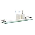 thumbnail image 1 of Glass Shelf with Chrome Rail, 1 of 1